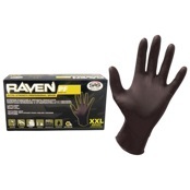 raven black gloves, nitrile gants mecanique