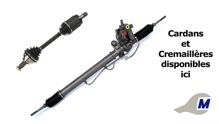 cardans et cremailleres, cv shaft and rack and pinion